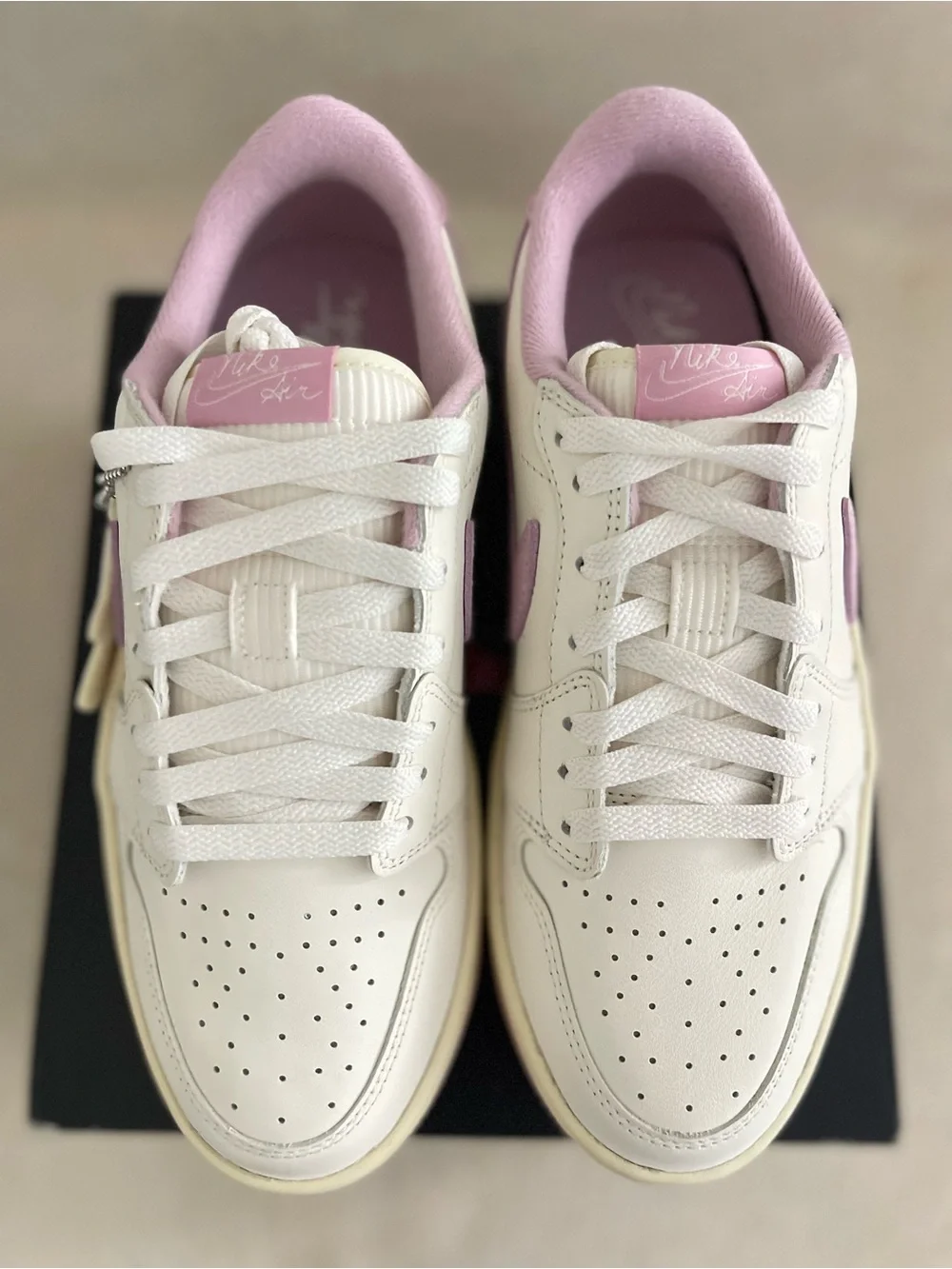 Size 8.5 - Nike WMNS Air Jordan 1 Triple Stack Pale Ivory HV8288-101 Women's NEW